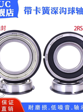 带卡簧槽轴承6000 6001 6002 6003 6004 6005 6006 6007 2RS ZZNR