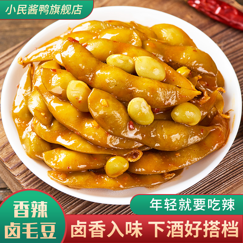 小民醬鴨香辣毛豆118g