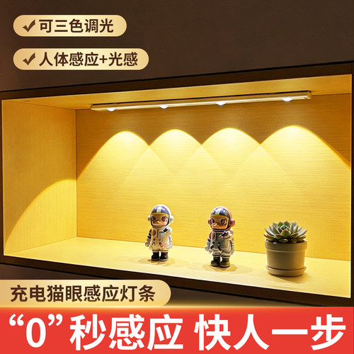 铜之光LED智能猫眼小山丘衣柜灯