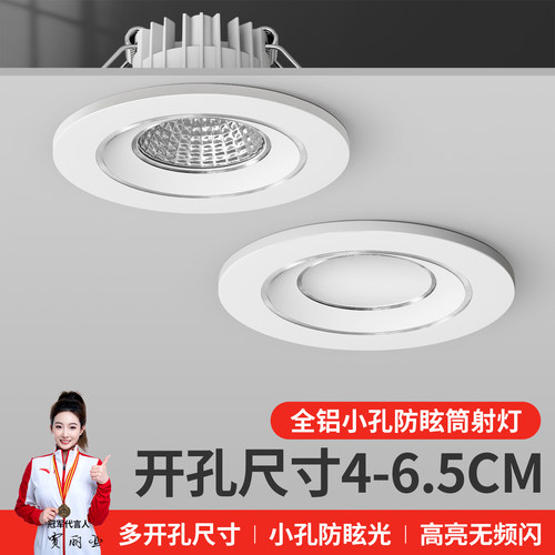 LED小筒灯COB3W/5W开孔4-6mm