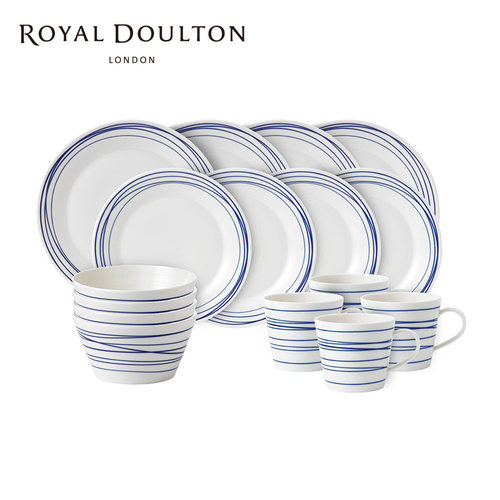 doulton皇家道尔顿太平洋16件套