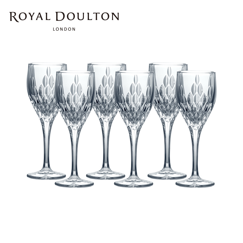 Royal Doulton皇家道尔顿 水晶玻璃红酒杯葡萄酒杯六件套