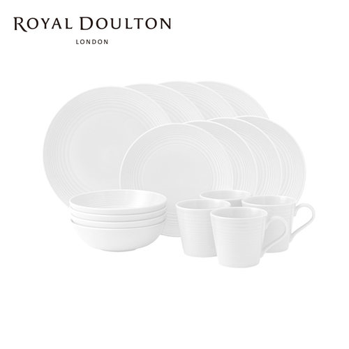 白色碗碟套装ROYALDOULTON