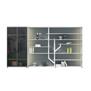 简约现代办公室文件柜木质资料档案柜带锁办公柜子储物柜组合书柜