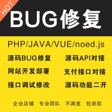 Java源代码BUG修复PHP功能二开API接口对接源码环境部署调试定制