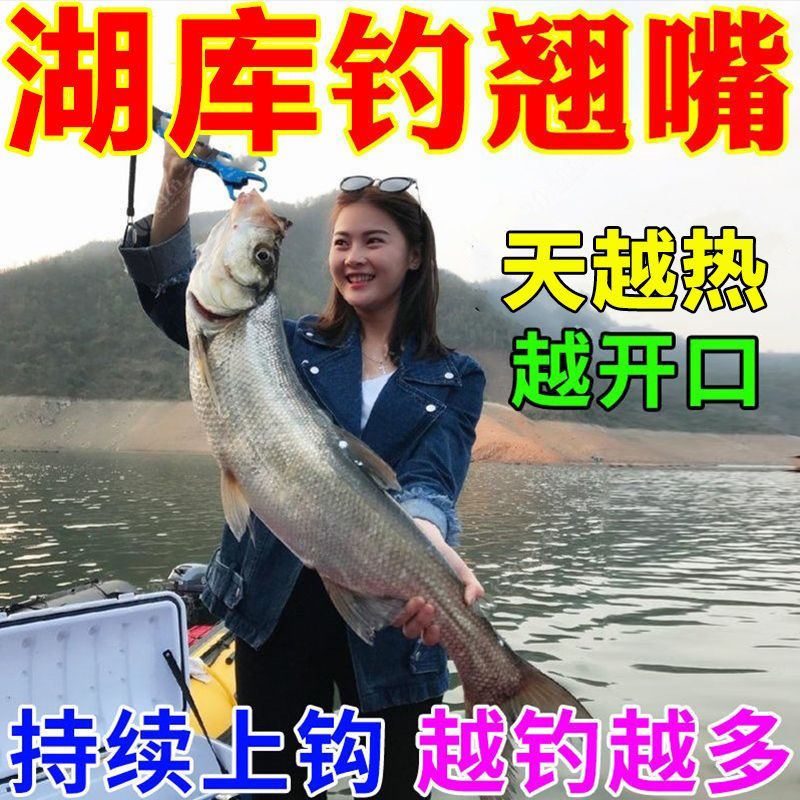 翘嘴饵料【手杆也能钓双尾】钓翘嘴野钓户外白条水库河流钓鱼饵料