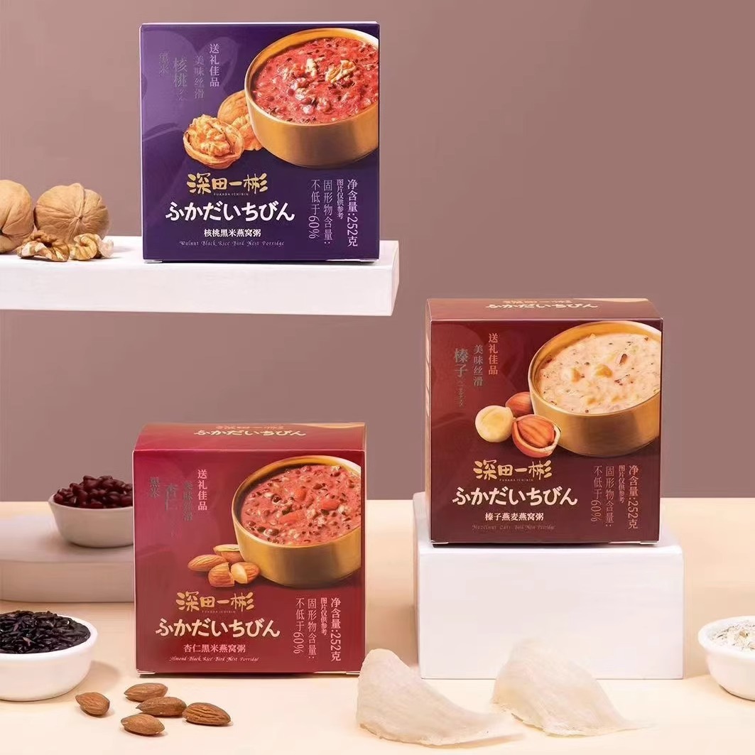 深田一彬燕窝粥杏仁黑米燕麦