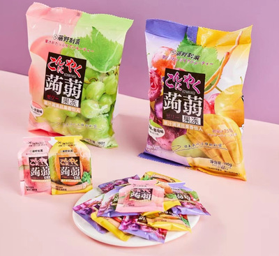 藤野制菓蒟蒻果汁果冻190g