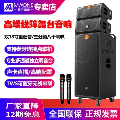 曼龙大功率舞台演出广场舞音响