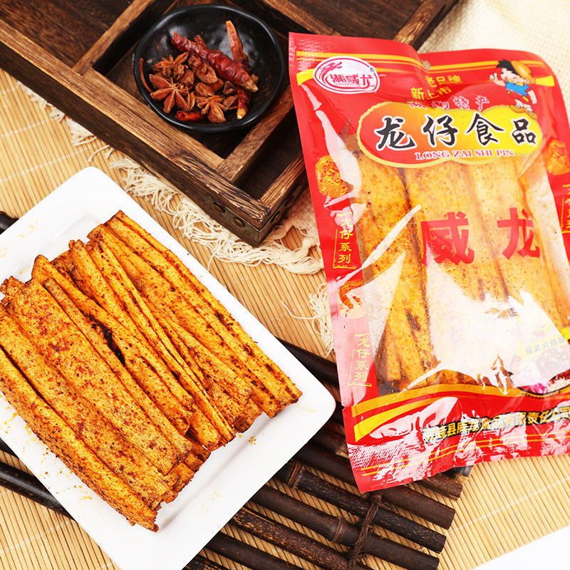 湘威龙老款辣卷辣条怀旧辣味香辣面筋制品