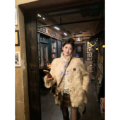 特价 6折 卷卷布偶猫 长袖 毛毛外套女秋冬宽松百搭上衣