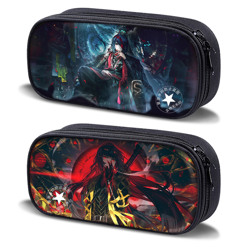 动漫边狱巴士游戏二次元笔袋鸿璐李箱浮士德周边高颜值文具盒小学初中生2025超火卡通印花学习用品收纳铅笔袋