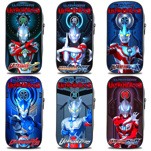 超人气迪迦与赛罗奥特曼周边笔袋高颜值学生文具袋儿童文具收纳高颜值中小学生男孩文具盒网红热卖 铅笔袋定制