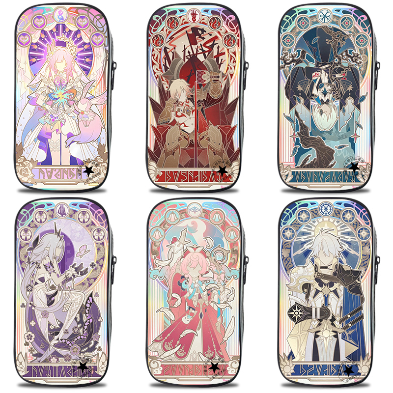 风堇塞飞儿海瑟音笔袋星穹铁道崩坏周边男女孩中小学生收纳痛包大容量文具袋白厄爆款游戏二次元卡通防水笔盒