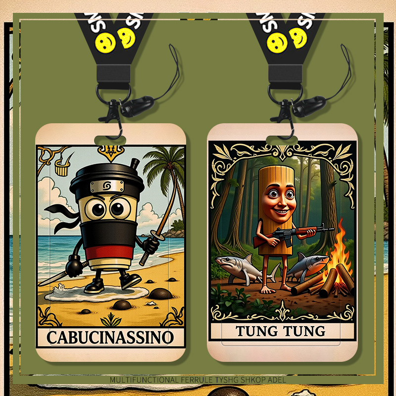 AI山海经学生饭卡套创意搞怪周边