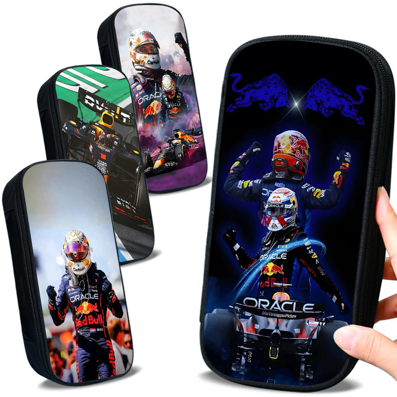 维斯塔潘F1赛车手大容量笔袋初中生简约小学生铅笔袋炫酷超跑文具盒创意潮流多功能男孩子拉链帆布笔盒儿童男,文具电教/文化用品/商务用品,笔袋,淘宝优惠券,粉丝福利购,淘宝优惠卷