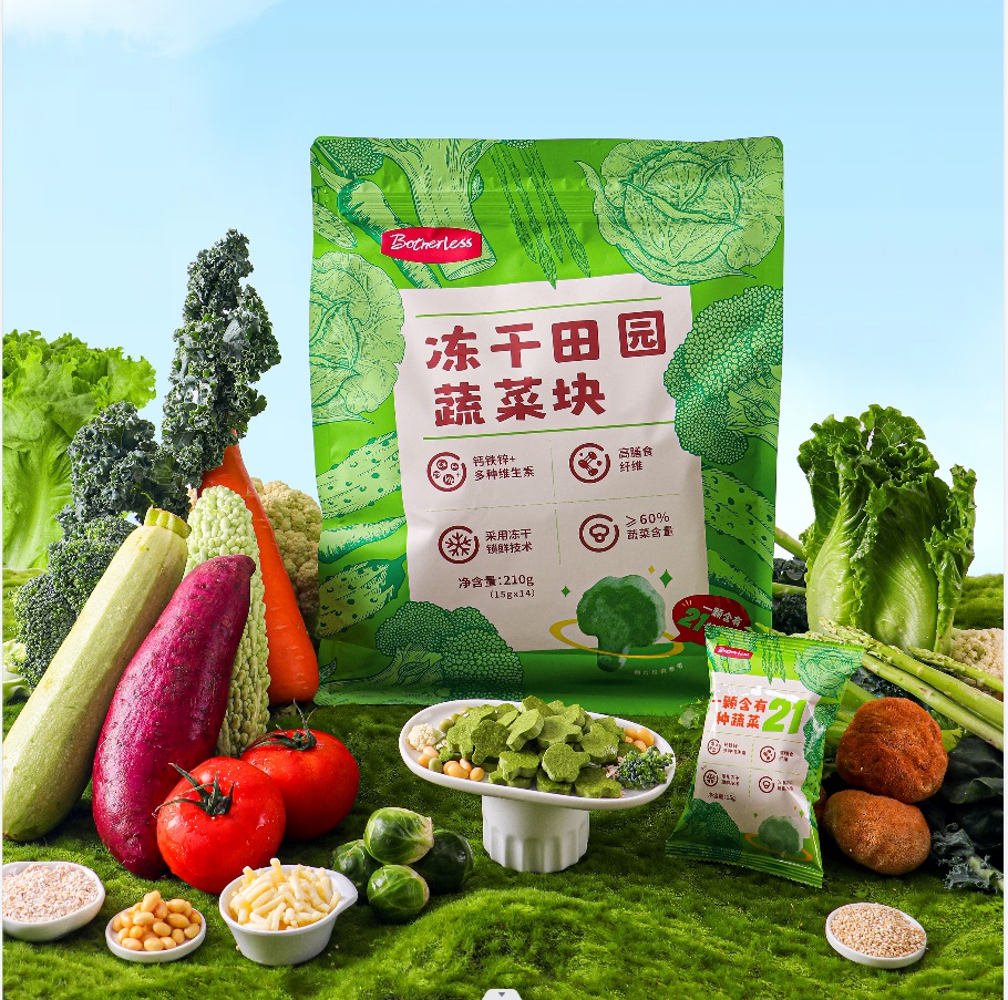 立兴冻干蔬菜干块果蔬脆水果脱水混合装独立小包装零食主食非油炸