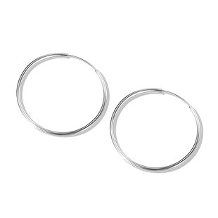 999纯银针大圈圈圆圈耳环女素圈欧美夸张气质耳钉高级感耳圈耳饰