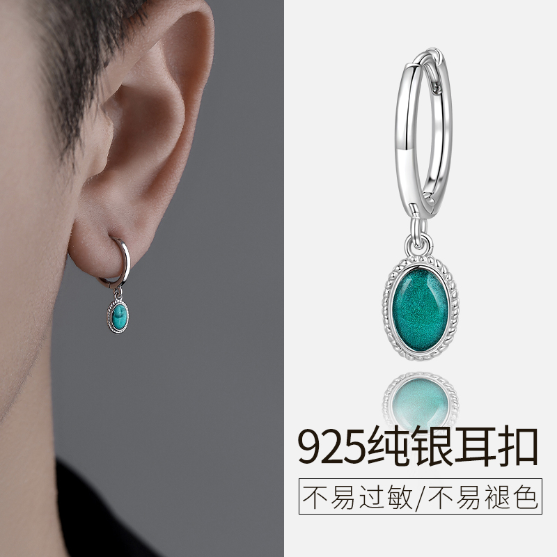 LNIEER耳环绿色小众高级感