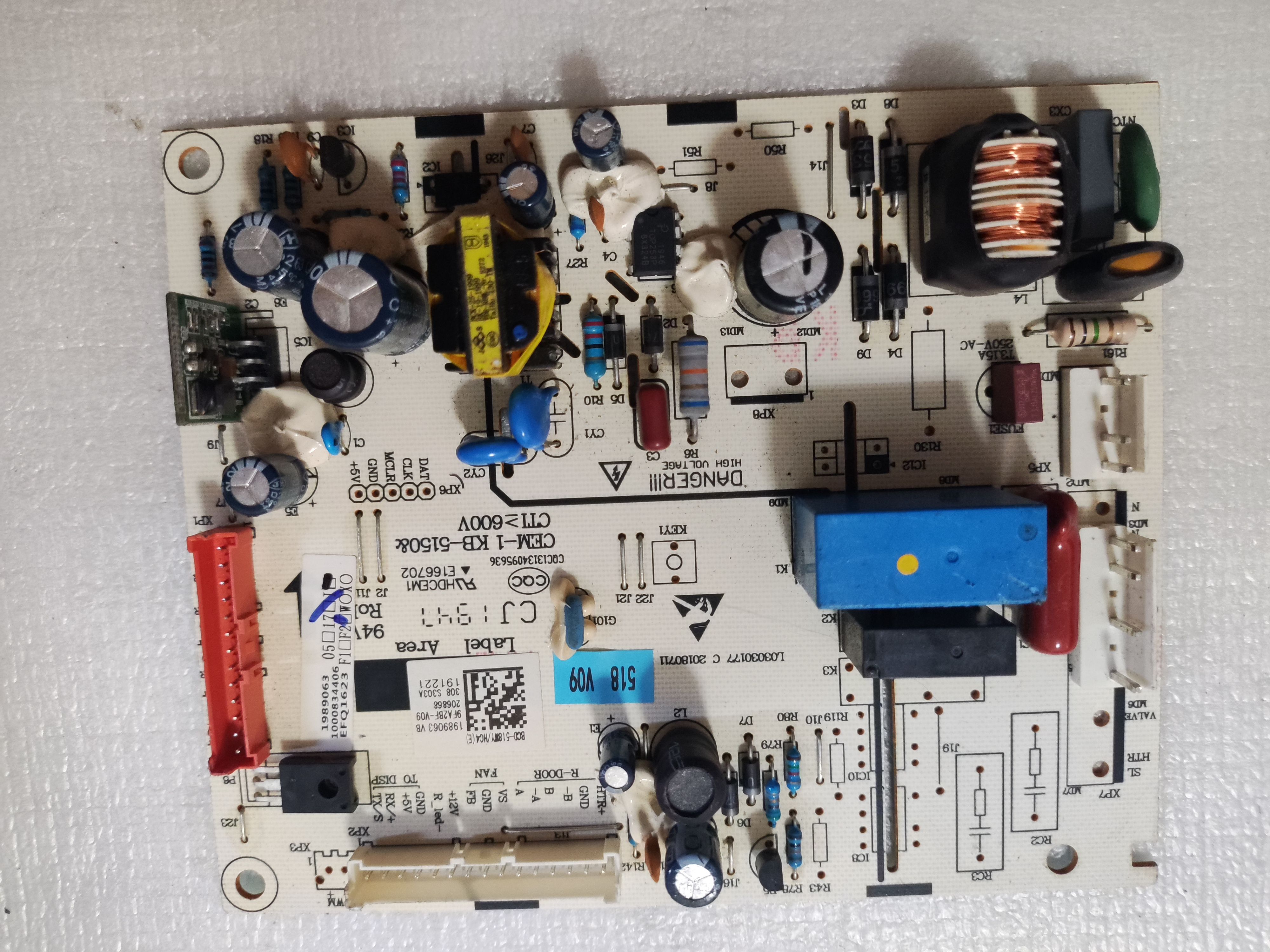 适用海信容声冰箱BCD-251WTDG BCD-221WKD1NE1907305 电脑板主板.