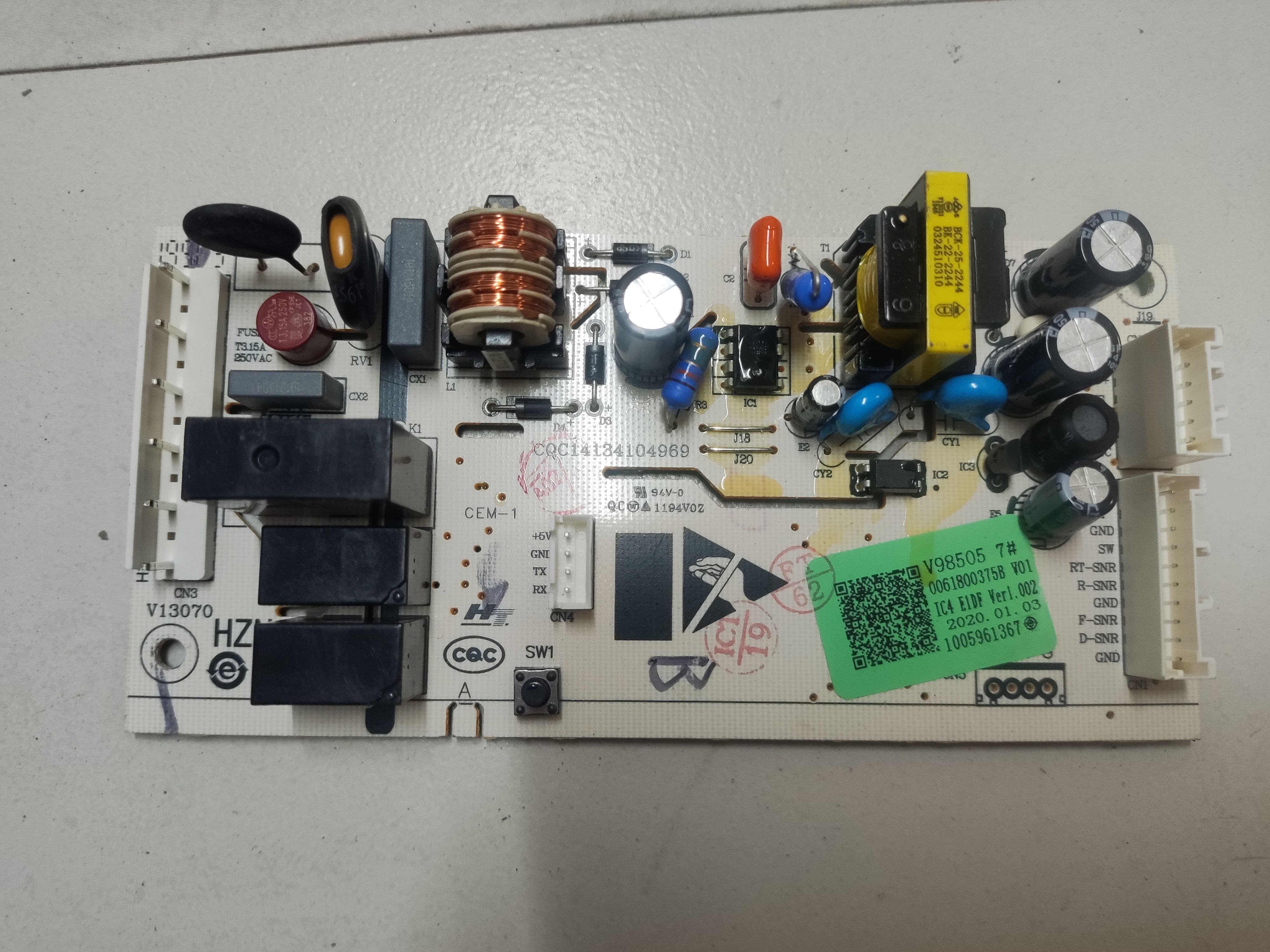 0061800375A/B/C适用海尔冰箱电脑板电源板控制板主板BCD-221WDPT