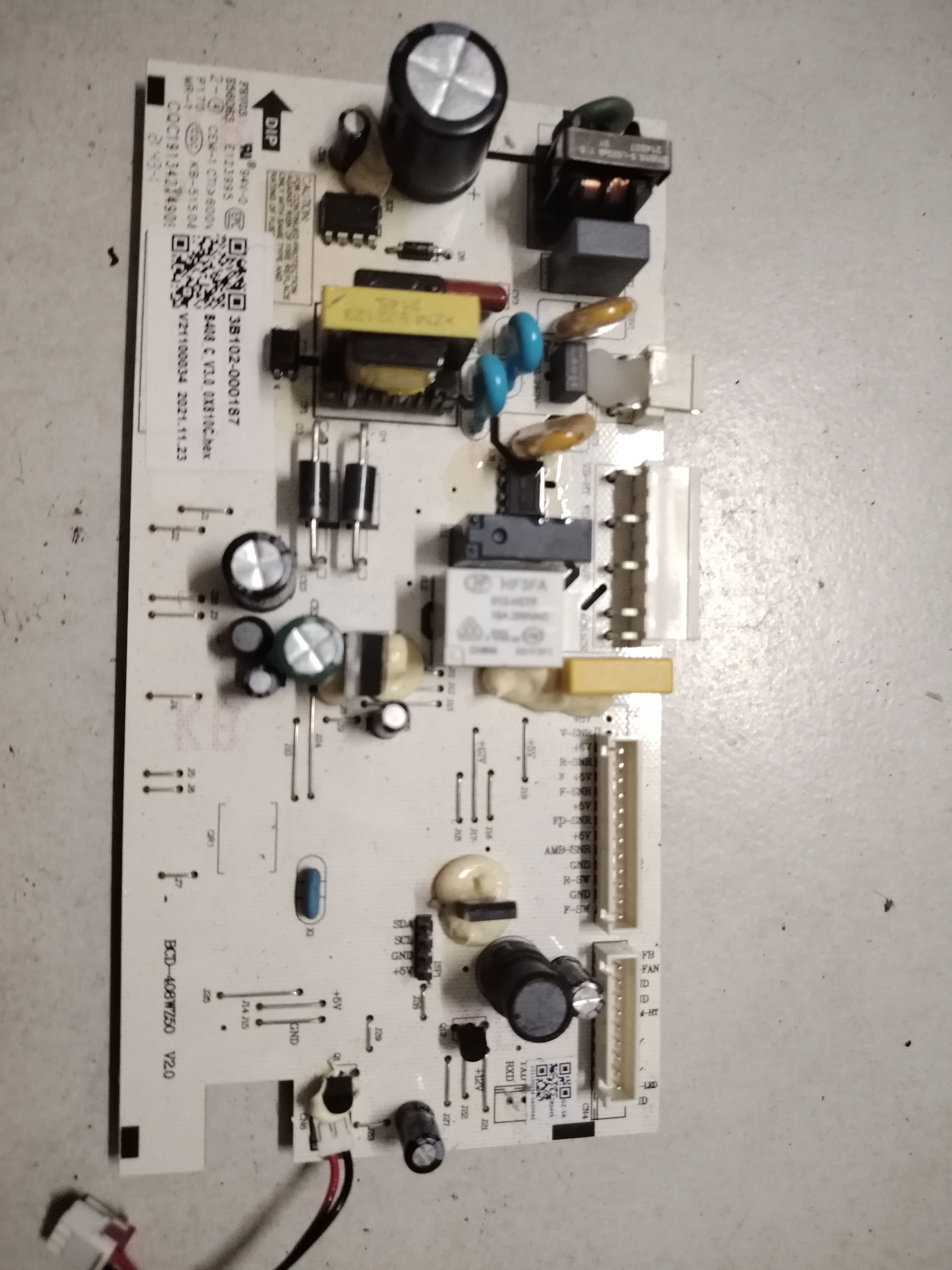 TCL冰箱BCD-408WZ50主板