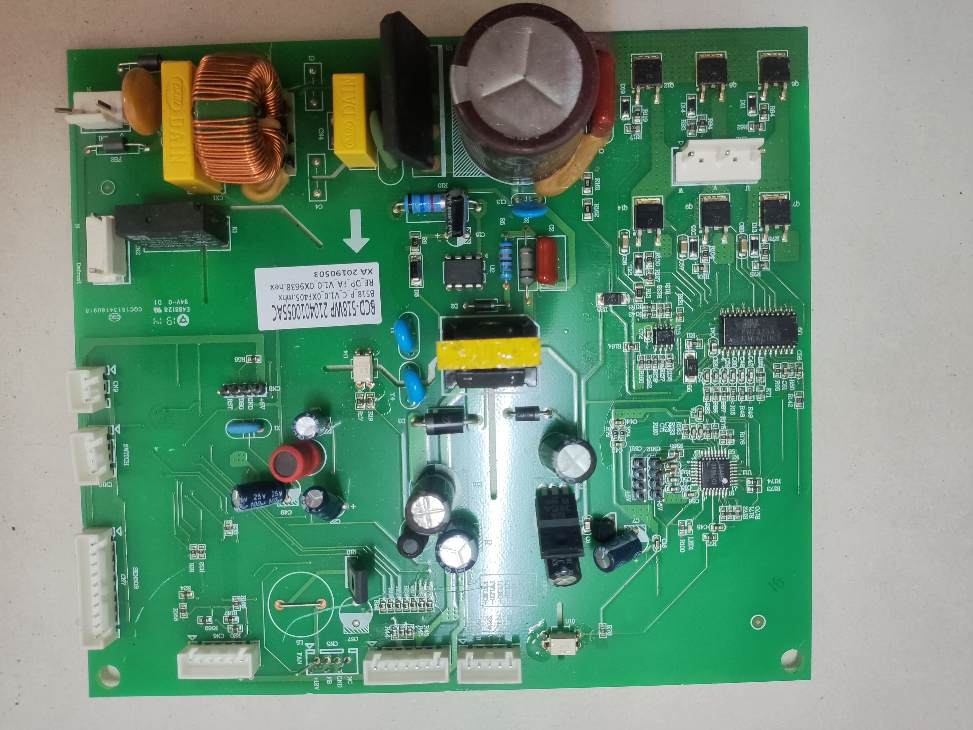 TCL冰箱主板电脑板BCD-518-C BCD-518W 2104010055 2104010038AA