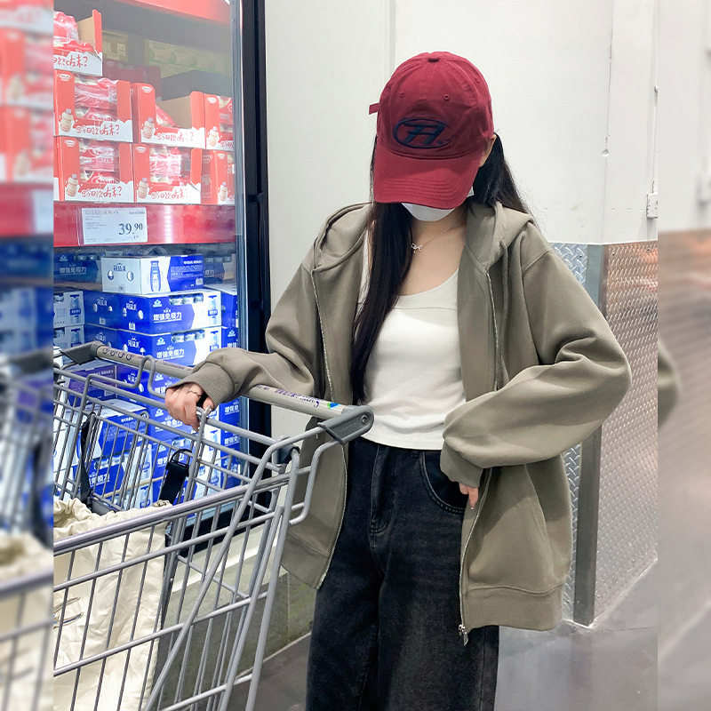 秋季外套女春秋款连帽卫