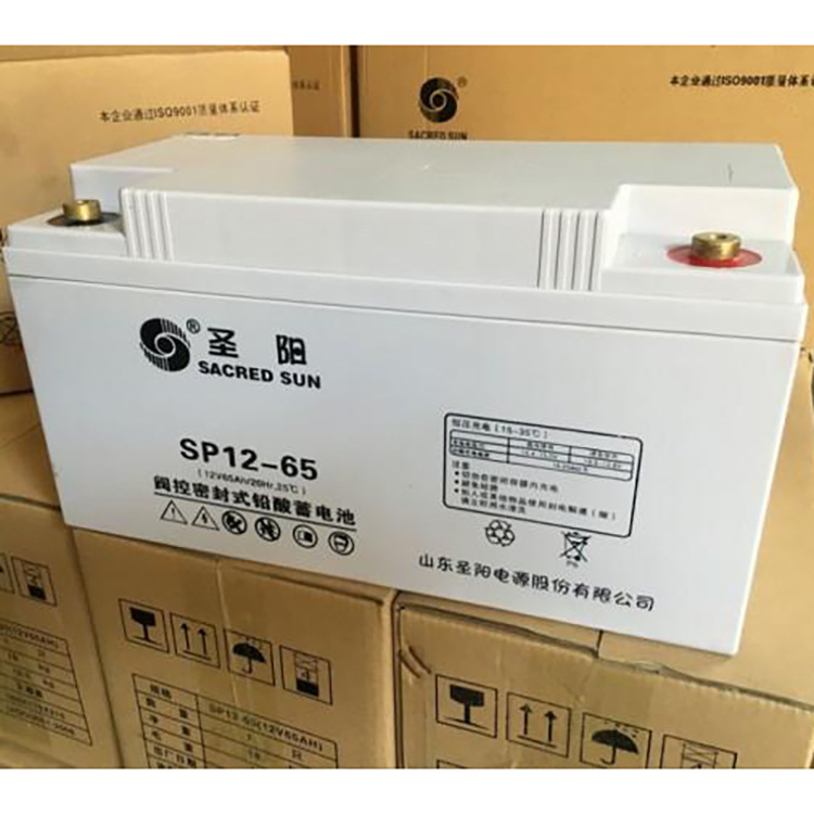 山东圣阳蓄电池sp12-100直流屏太阳能12v100ah铅酸免维护12v6h