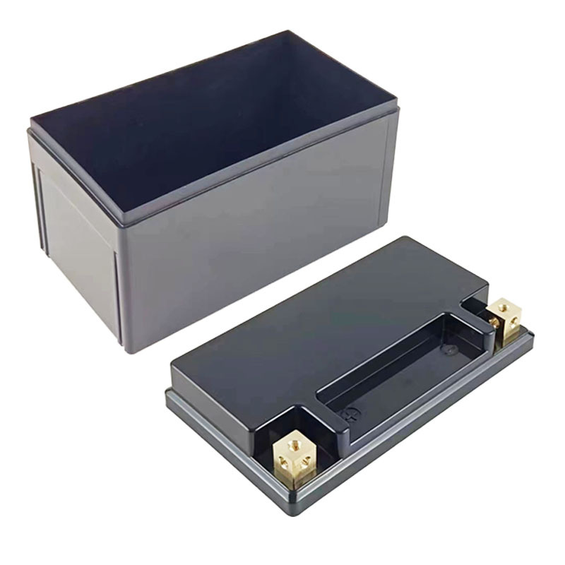 摩托车锂电池组塑胶电源盒摩托车系列铜柱款ABS材质保护电池外壳