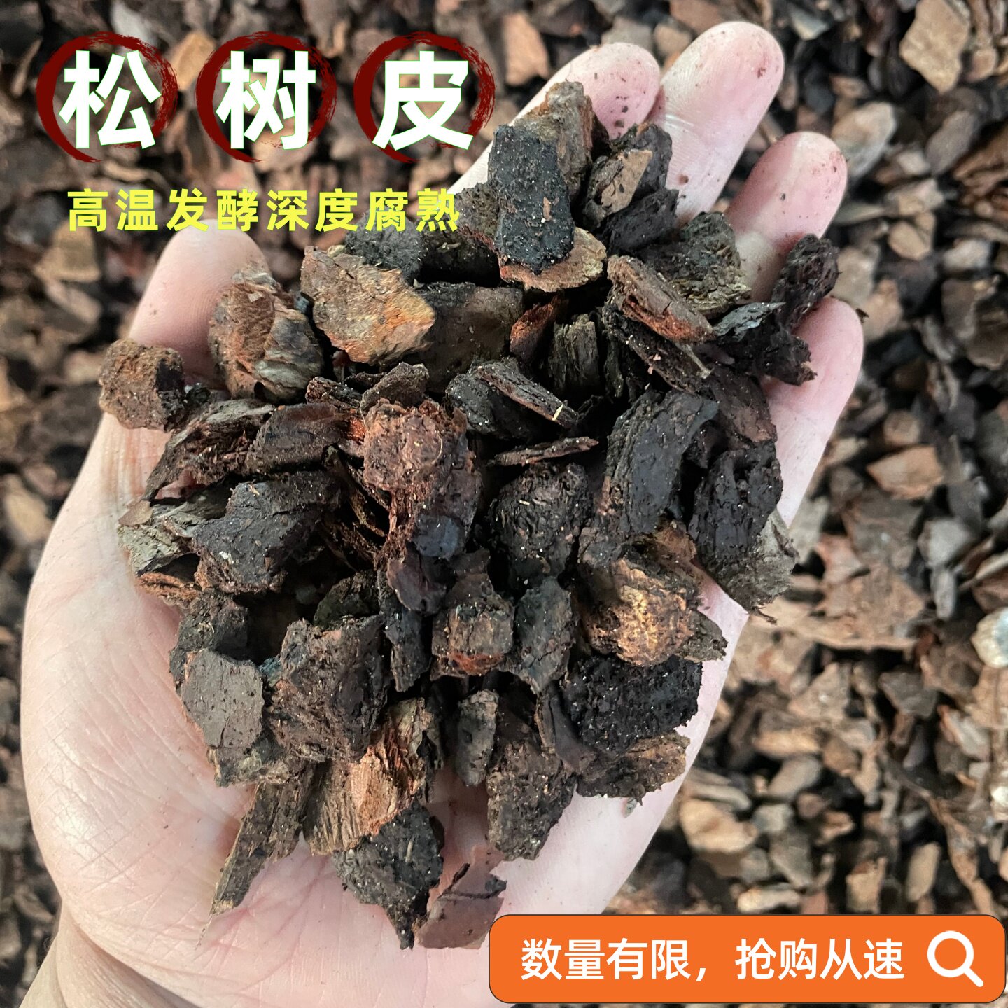 发酵腐熟松树皮兰花植料营养土