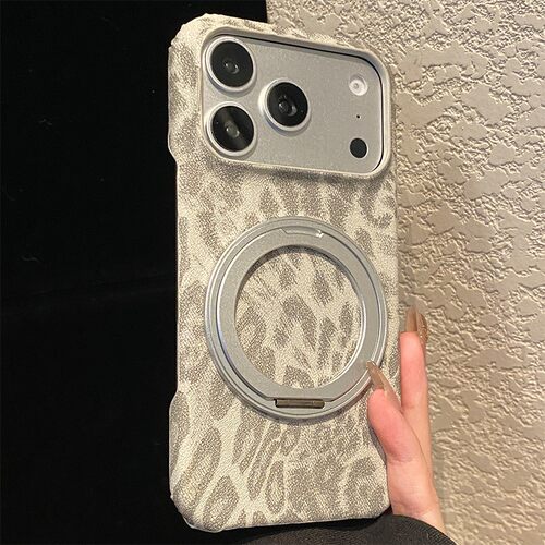 360旋转磁吸支架适用小米红米note15pro+手机壳noto14s镂空13r灰色12turbo豹纹turbo4简约11t仿皮3十redmi女p