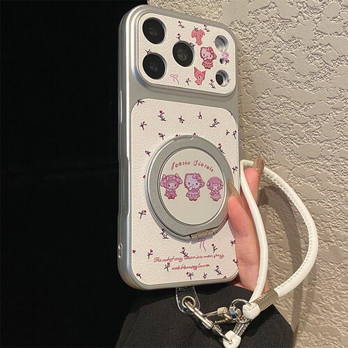 磁吸旋转支架适用oppofindx9ultra手机壳findx8s+卡通x7ultra碎花k12x美乐蒂k10pro猫咪x9s带x6挂绳x5十0pp0