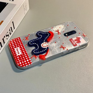 2026马上有钱适用oppor17手机壳r15x卡通r11splus刺绣r11s小马r9新年r9plus红色r7s本命年r17pro马年oppo硅胶