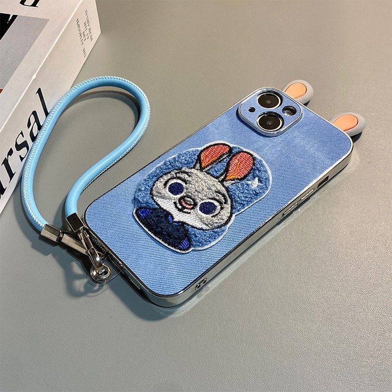 手机壳硅胶疯狂动物城朱迪带耳朵