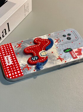 2026刺绣小马适用小米黑鲨5pro手机壳黑鲨4por新年4s红色本命年3马年五卡通冰川纹四立体三新款mi防摔硅胶女p