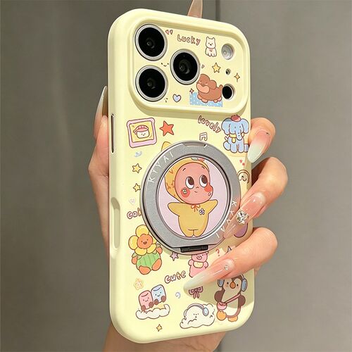 手机壳液态硅胶卡通呆萌企鹅大象