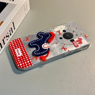 2026马上有钱适用华为mate80promax手机壳mete80gts卡通70air刺绣60rs小马50e新年40pro 红色30epro十huawei