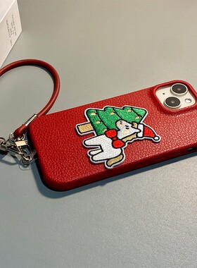 2026刺绣小马适用oppoa5pro手机壳a2x卡通a1带a11x挂绳a9新年a32马年a72红色a58a97仿皮a93a96a56皮纹a92s女p