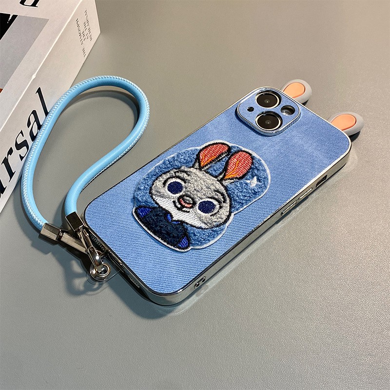 手机壳硅胶疯狂动物城朱迪带耳朵