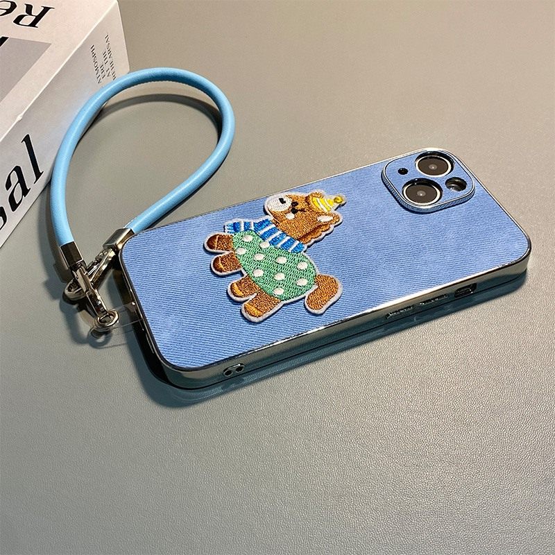 手机壳硅胶2026卡通波点小马手绳