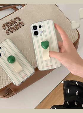 线条立体爱心适用oppok13turbo手机壳k13turbopro简约por绿色0ppo小清新0pp0条纹oppo竖纹韩系硅胶软壳手机套