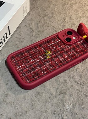 2026红色蝴蝶结适用oppoa5手机壳a92s新年a93s绒布a11x带a3pro挂绳a2por立体a97a96小马a72a58小香风a32a52女