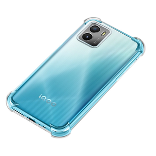 适用iqoou5x手机壳V2180GA软硅胶外壳vivoiqoou5x透明后壳防摔保护套iqu5x镜头全包创意女潮男新款简约钢化膜