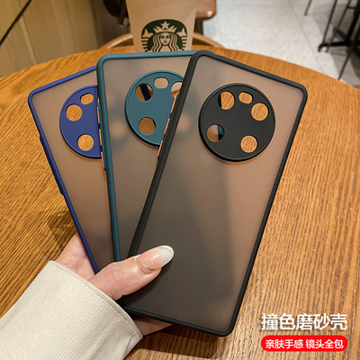 华为Mate40手机壳新款mate40E保护套直边硅胶软边硬壳mate40e镜头全包气囊外壳mt40个性男网红女新款潮微透明
