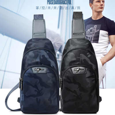 单肩包斜挎包男尼龙防水胸包男