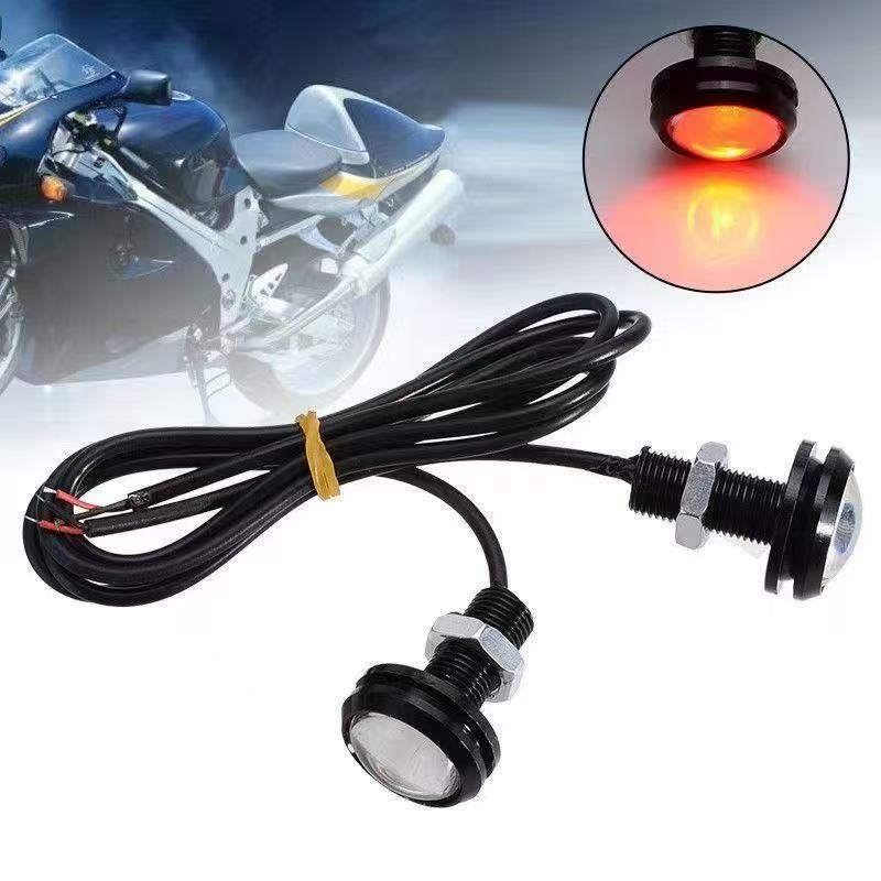摩托车电动车三轮车高亮LED鹰眼灯刹车灯转向灯尾灯12V48V60V72V