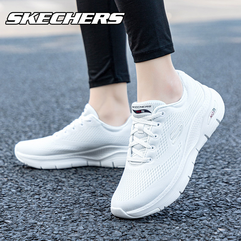 skechers斯凯奇白色跑步鞋女士冬季透气缓震运动鞋官方正品休闲鞋,运动鞋new,跑步鞋,淘宝优惠券,粉丝福利购,淘宝优惠卷