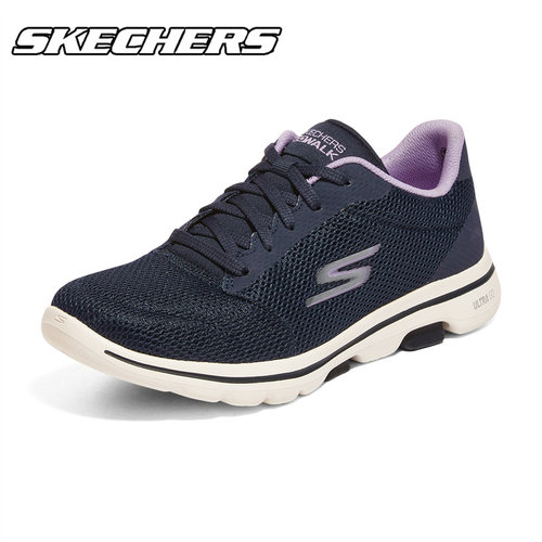 skechers斯凯奇官方旗舰店女士健步鞋秋季新款网面透气缓震休闲鞋