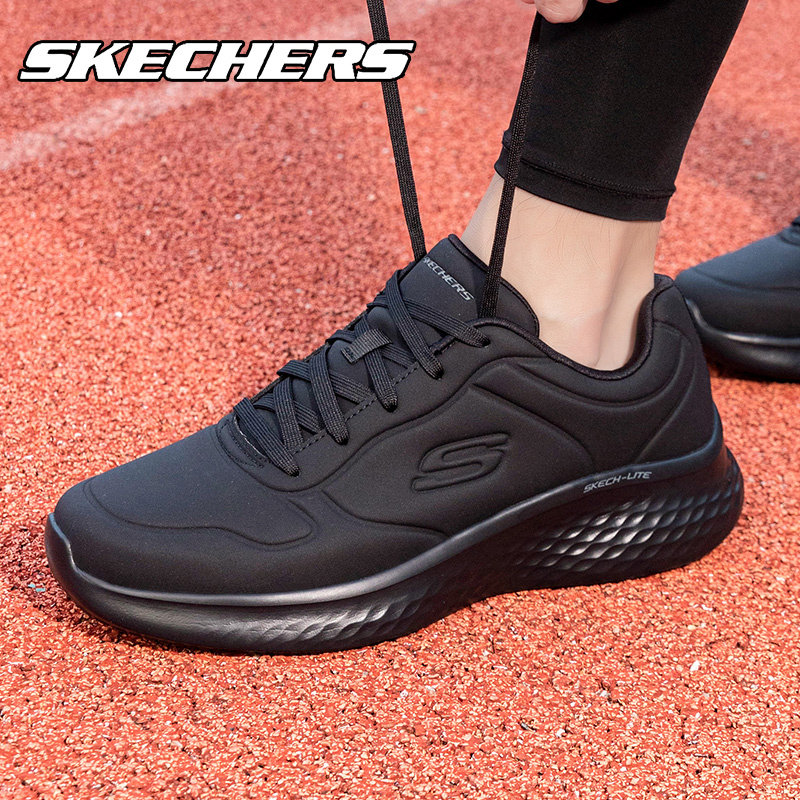 Skechers˹���涬��Ƥ����Ь�ܲ�Ь�ٷ��콢����㻺�������˶�Ь 199Ԫ